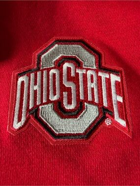 Ohio State Buckeyes Antigua Victory Full-Zip Jacket Scarlet/Grey Women’s Sz 2XL
